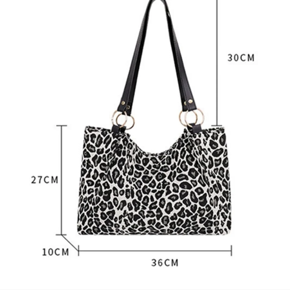 Leopard Print Tote - Picture 6 of 7